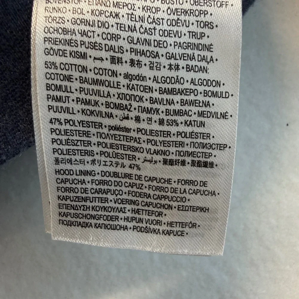 Nike Tech Fleece Full Zip Hoodie Kids 6 Navy Blue Boys Jacket Sweatshirt 5-6Y